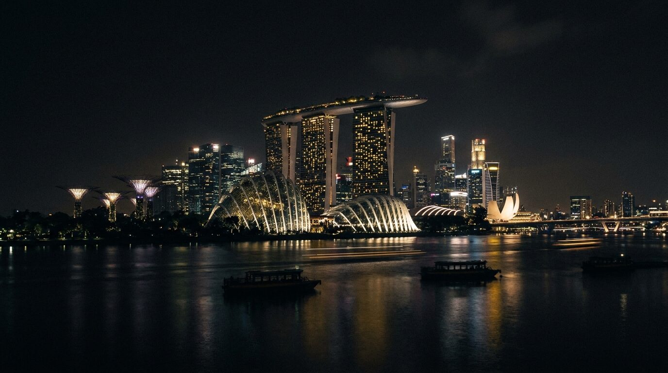 シンガポールの夜景